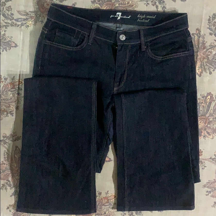 Sz 30 High Waist Bootcut 7 For All Mankind